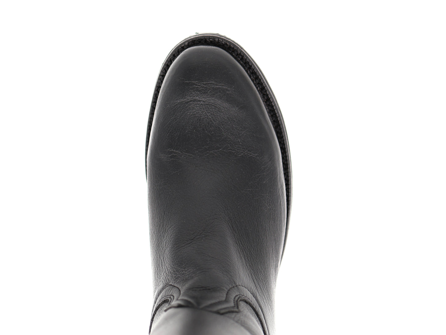 R. Watson Cowhide Trooper Boot Black