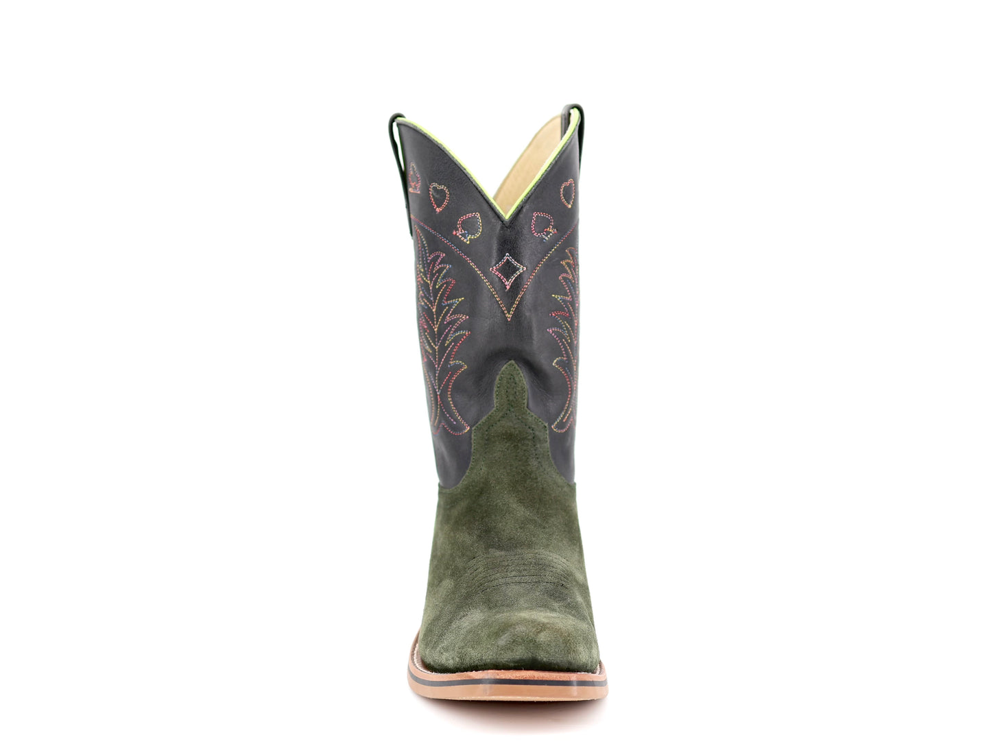Horse Power High Noon Green Military Suede