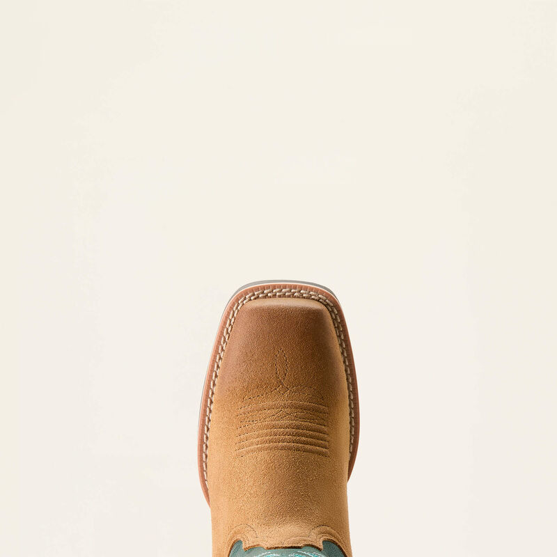 Ariat Womens Hybrid Ranch Time Western Boot ACORN ROUGHOUT