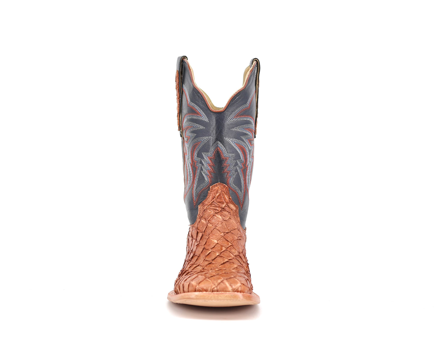 R. Watson RW7802-2 Matte Cognac Pirarucu/Deep Pacific Cowhide