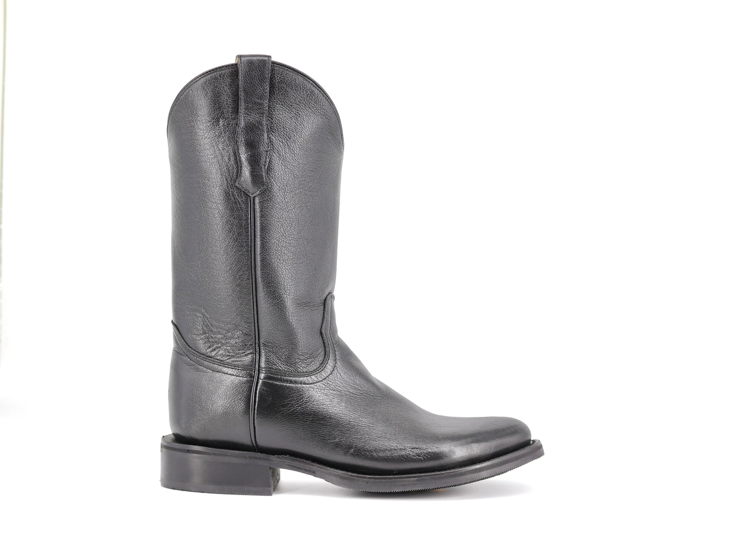 R. Watson Cowhide Trooper Boot Black