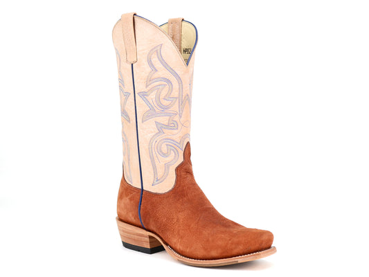 Horse Power HP9523 Top Hand Brandy OPU Smooth Ostrich Reversed Boot