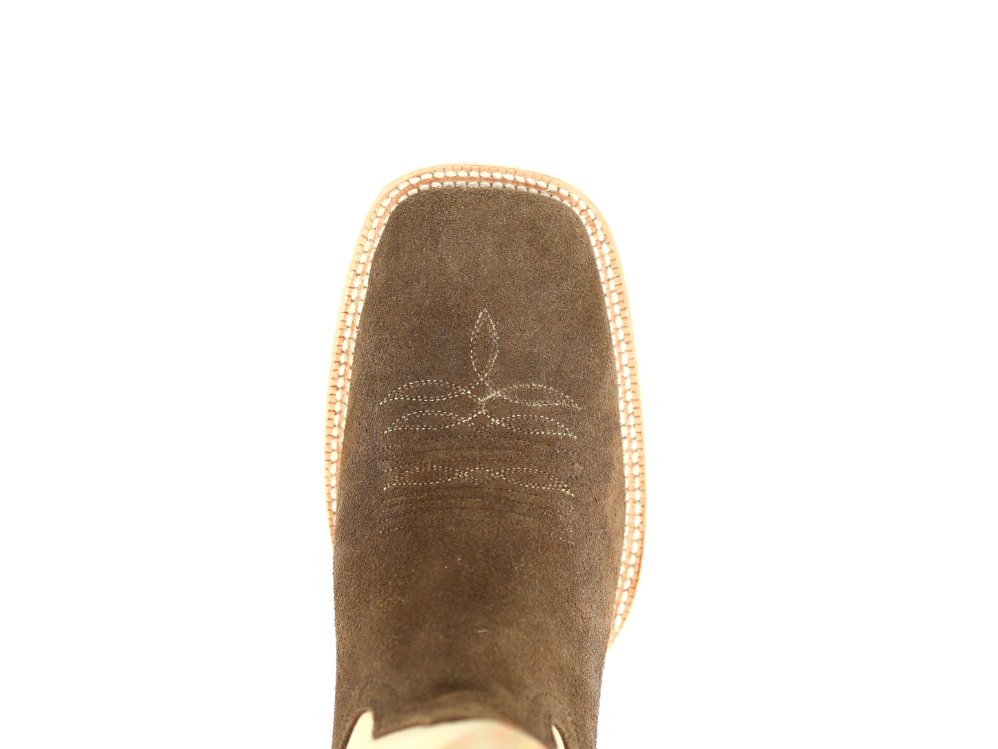 R. Watson Chocolate Heavy Roughout Cowhide/Bone Sinatra Cowhide