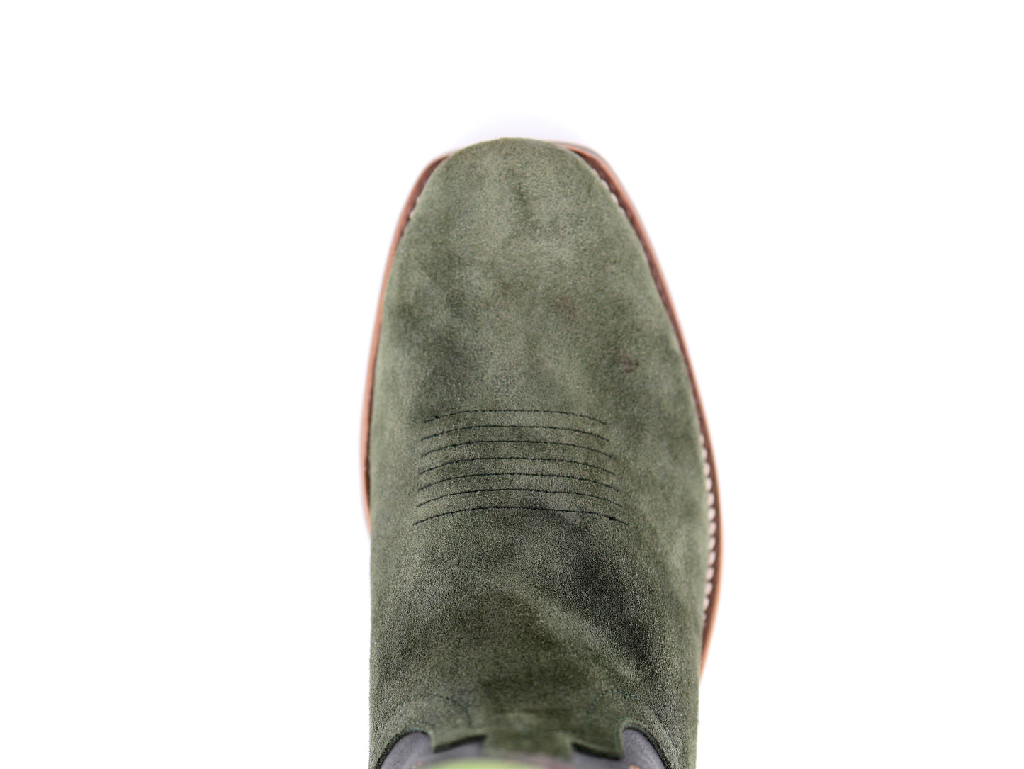 Horse Power High Noon Green Military Suede