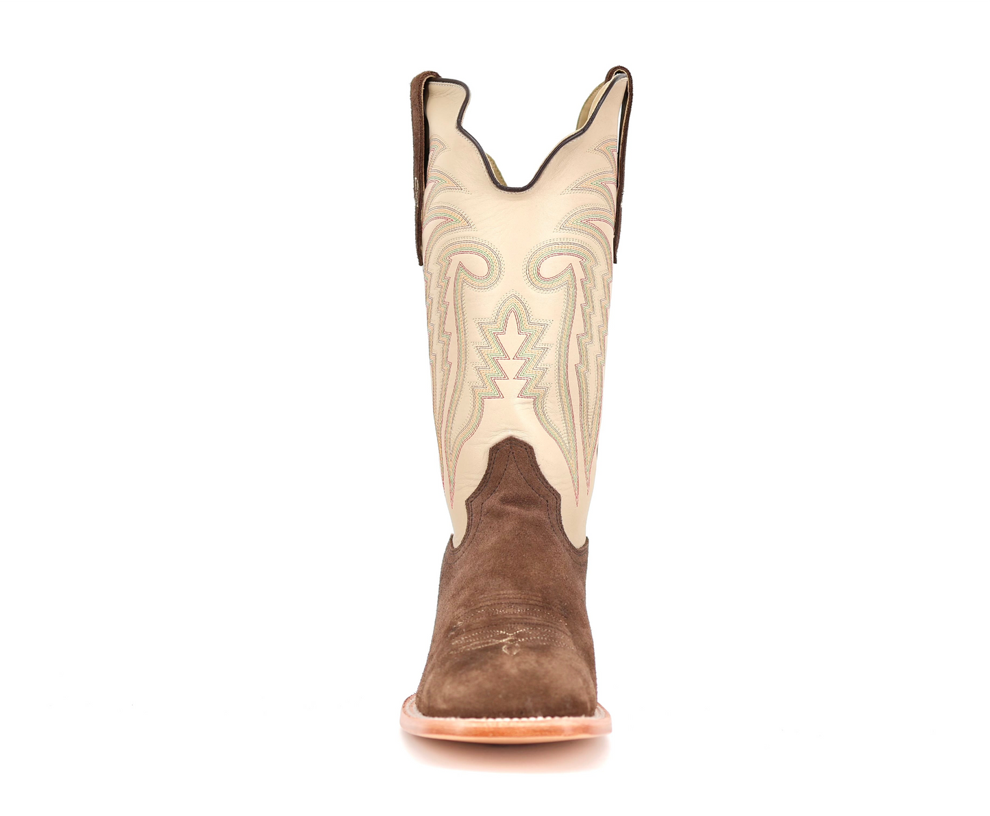 R. Watson Chocolate Heavy Roughout Cowhide/Bone Sinatra Cowhide