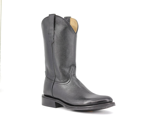 R. Watson Cowhide Trooper Boot Black