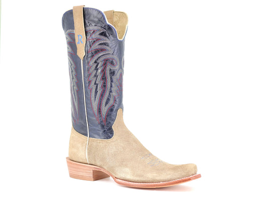 R. Watson RW8605-1 Cafe Boar/Azul Sinatra Cowhide