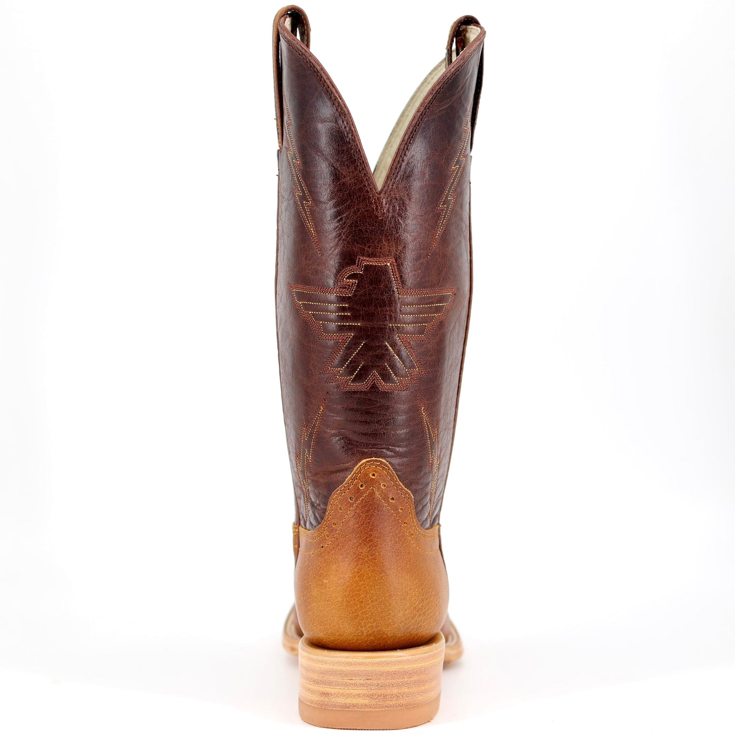 Hondo Falcon Brown Waxy Square Toe Boot