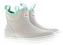 XtraTuf XWAB-102 Women's 6" Ankle Deck Boot Grey