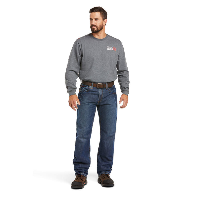Ariat 10014449 Mns FR M3 Loose Basic Stackable Straight Leg Jean Flint