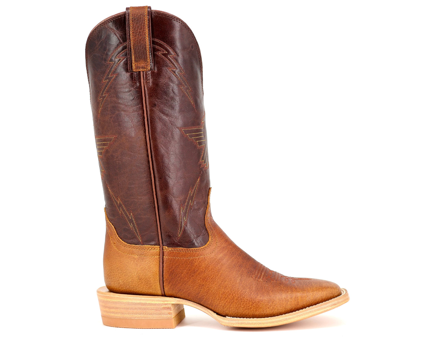 Hondo Falcon Brown Waxy Square Toe Boot