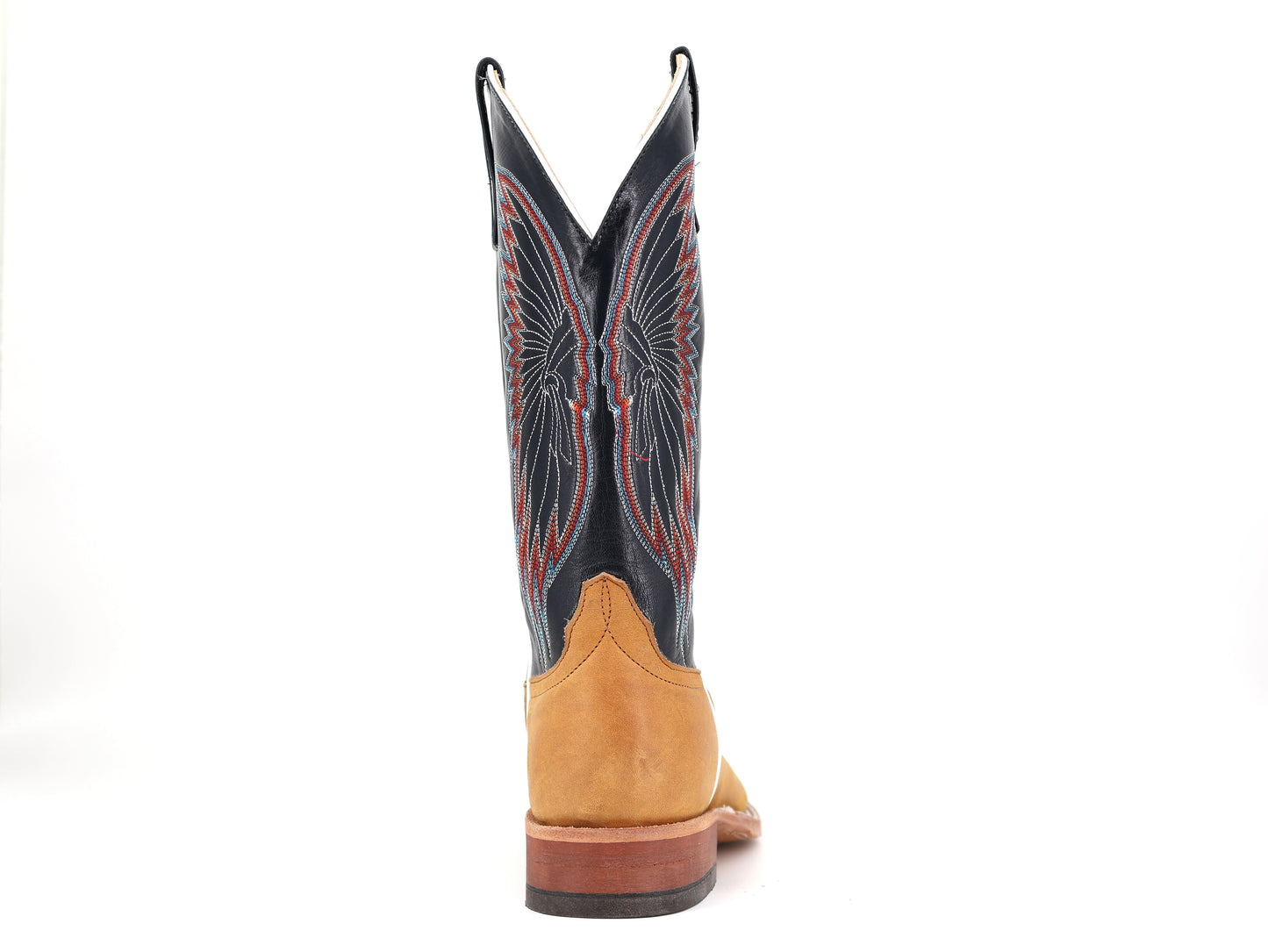Anderson Bean S3007 Rust Burnished Crazyhourse 13" Essex Blue Kidskin