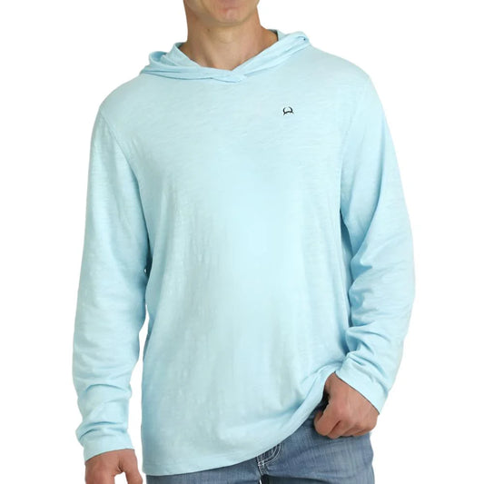 Cinch  MENS ARENAFLEX HOODIE LIGHT BLUE