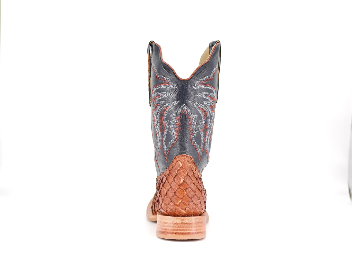 R. Watson RW7802-2 Matte Cognac Pirarucu/Deep Pacific Cowhide