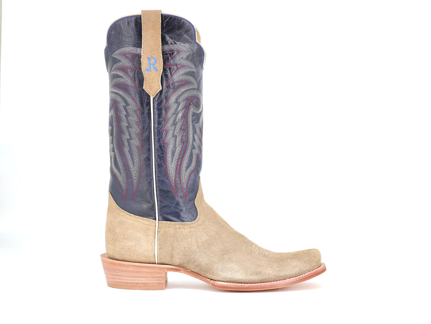 R. Watson RW8605-1 Cafe Boar/Azul Sinatra Cowhide