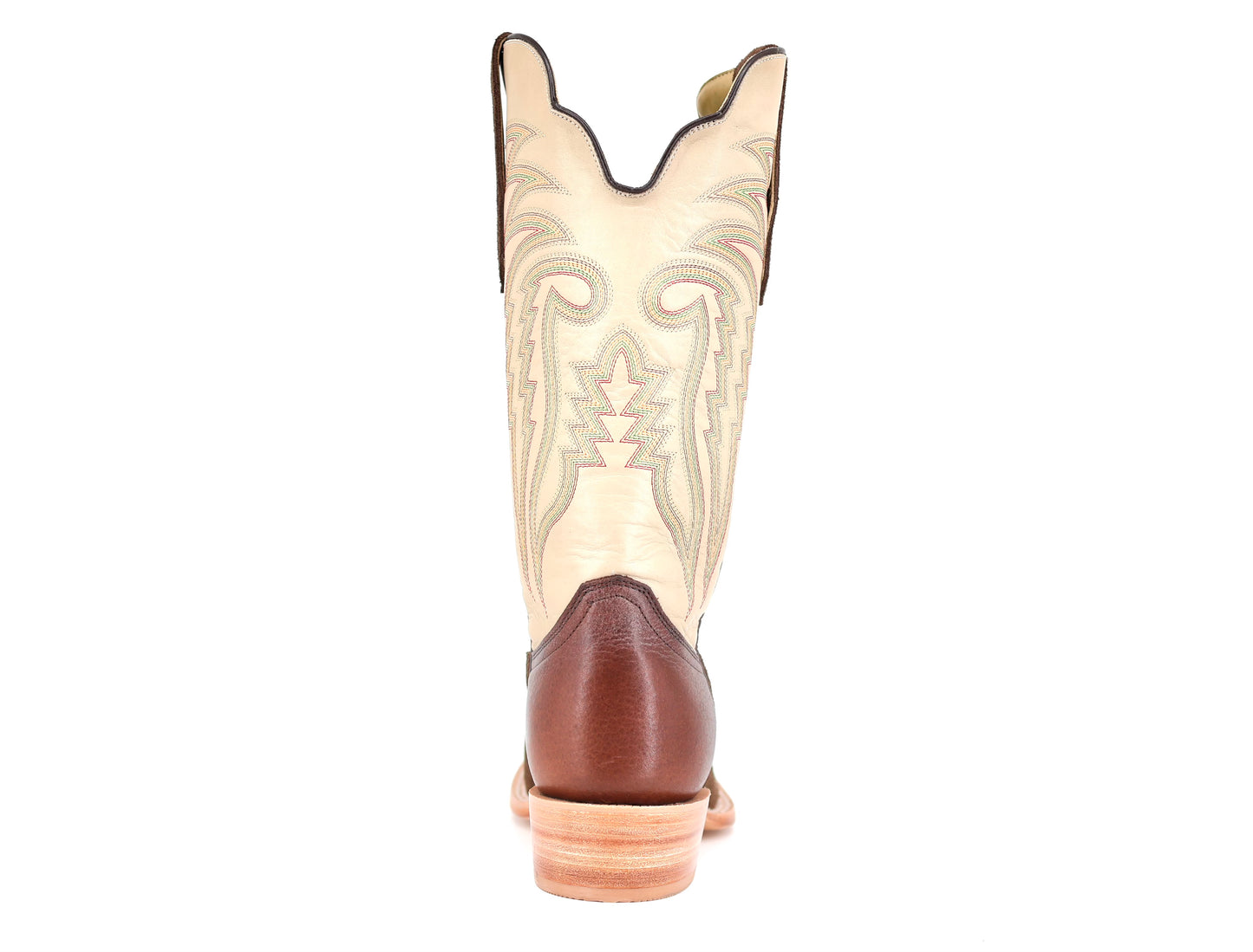 R. Watson Chocolate Heavy Roughout Cowhide/Bone Sinatra Cowhide