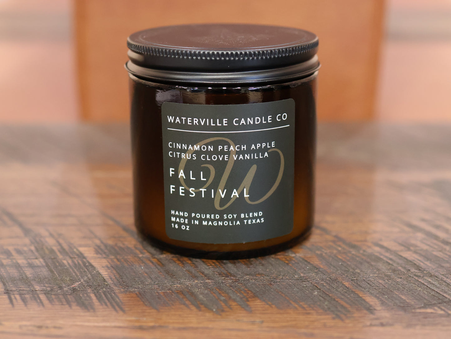 Waterville Candle Soy 2 Wick Slow Burn 16oz Candle