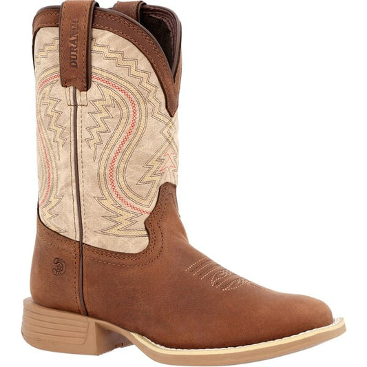 Durango Big Kid's Rebel Pro Coffee and Bone Western Boot