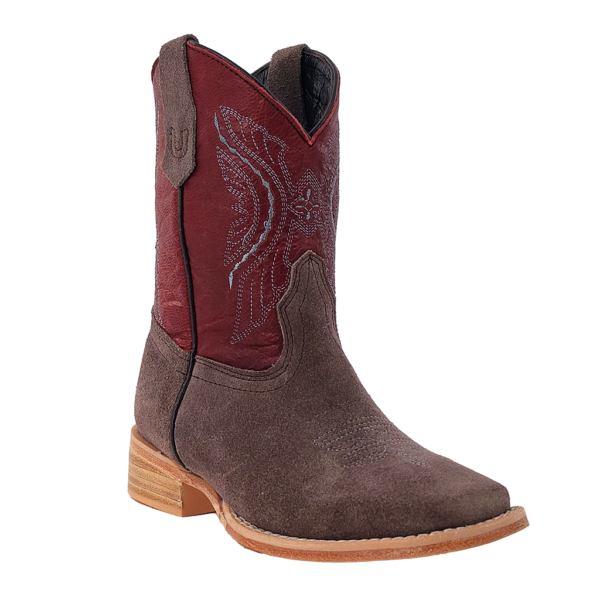 R. Watson RWK104C Kid’s Charcoal Rough Out/Dark Cherry