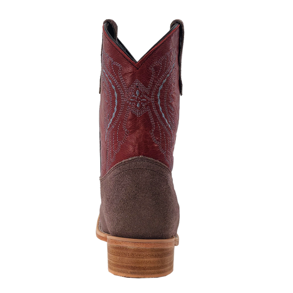 R. Watson RWK104Y Kid’s Charcoal Rough Out/Dark Cherry