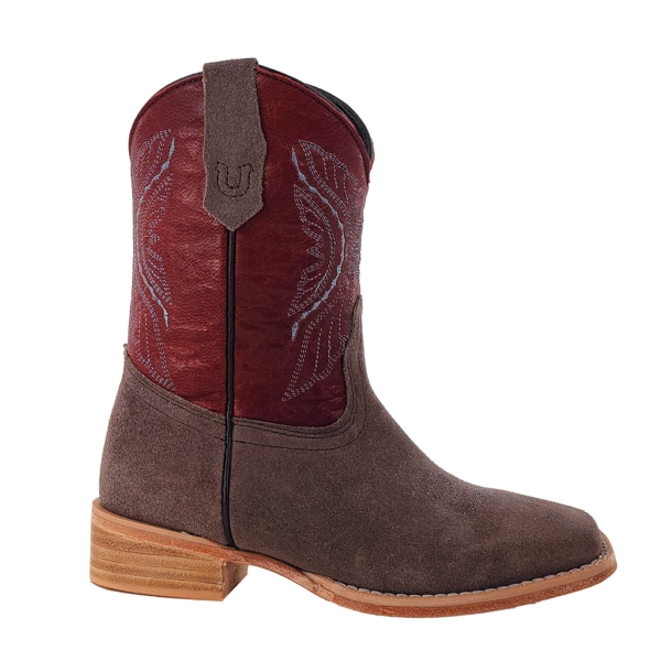 R. Watson RWK104C Kid’s Charcoal Rough Out/Dark Cherry