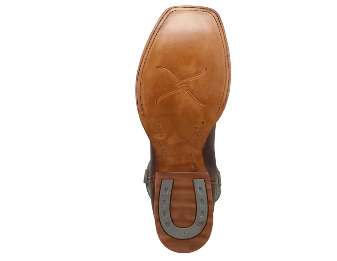 Twisted X MRAL040 12" Rancher - Tobacco Brown & Seaweed