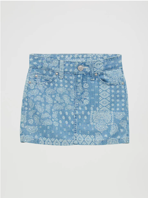 Wrangler 112365087 Girls Western Skirt