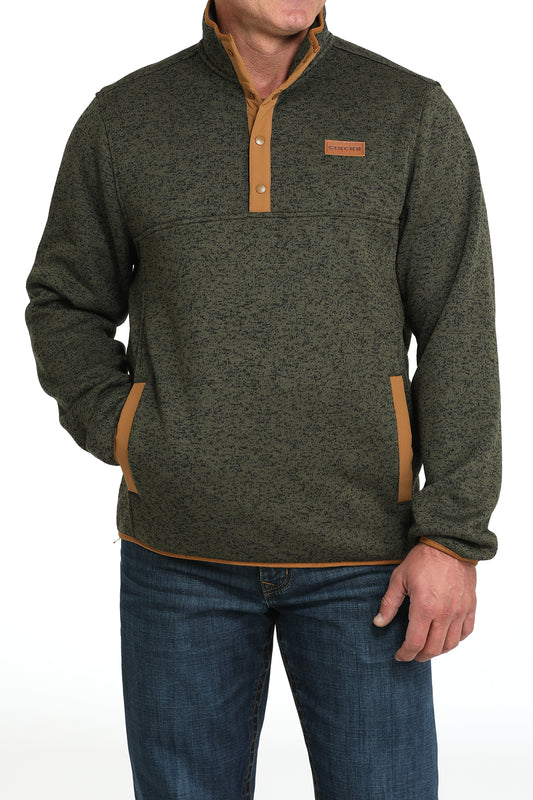 Cinch MENS PULLOVER  OLIVE