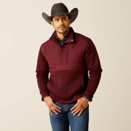 Ariat Caldwell Reinforced Snap Sweater WINDSOR WINE