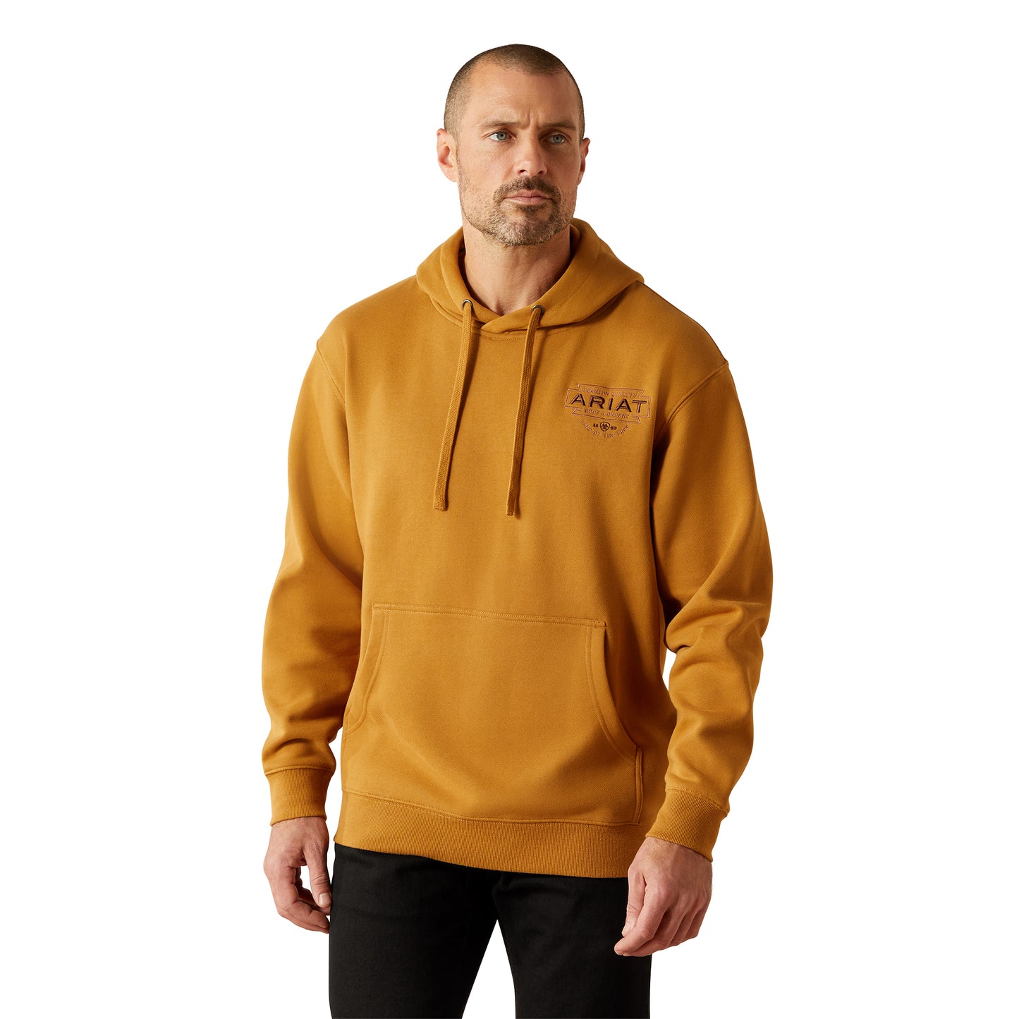Ariat Men's Ariat Southwest Simple Buckle Hoodie BONE BROWN