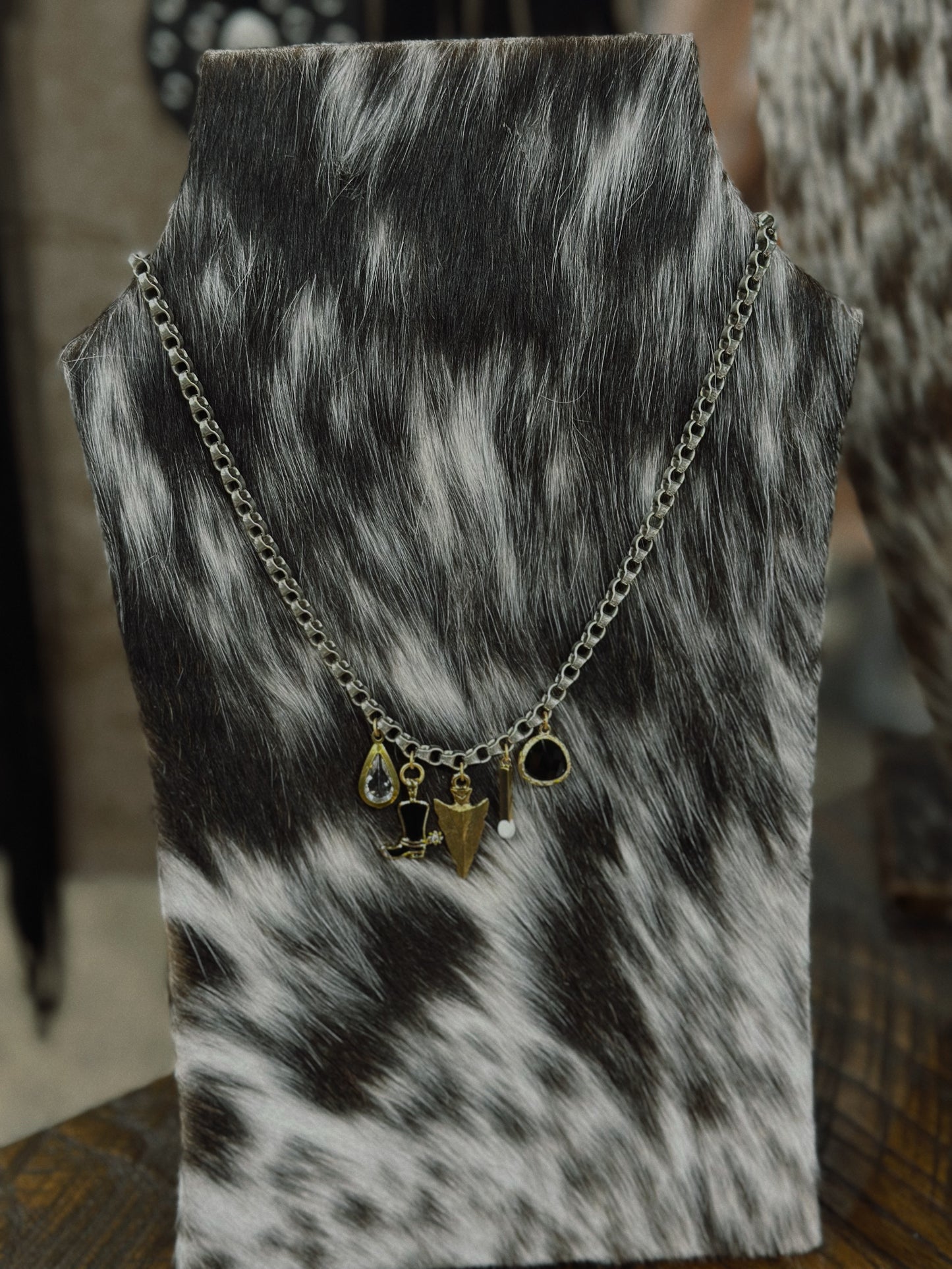 Cowboys Cry Too Charming Necklace