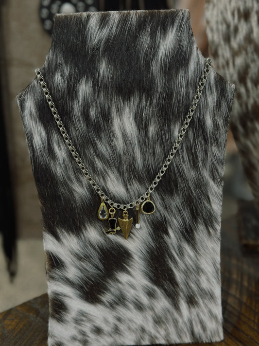Cowboys Cry Too Charming Necklace