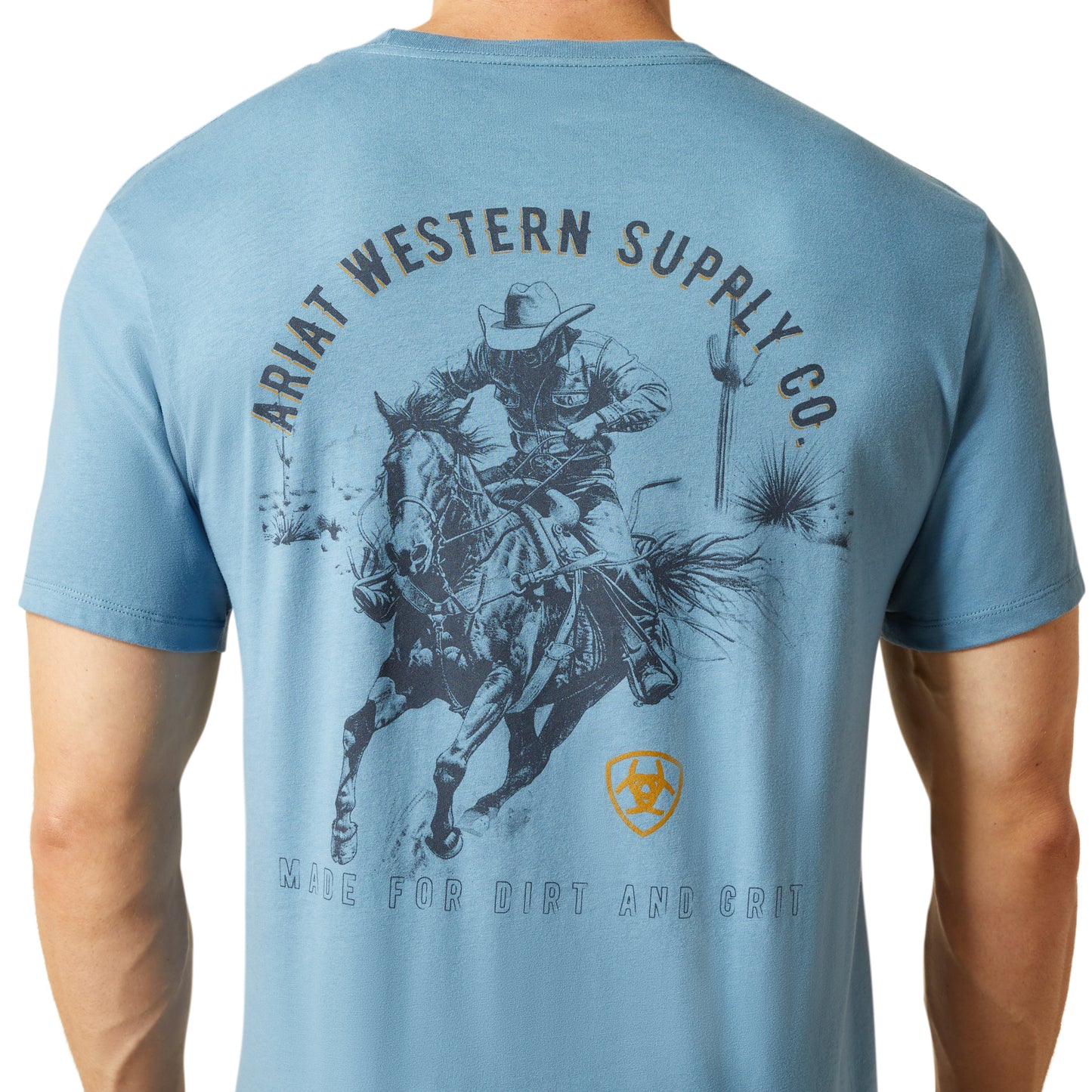 Ariat Men's Ariat Blazing Saddle T-Shirt CORONET BLUE