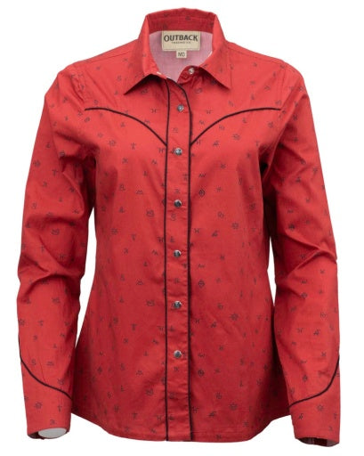 Cattle Brand Shirt Red