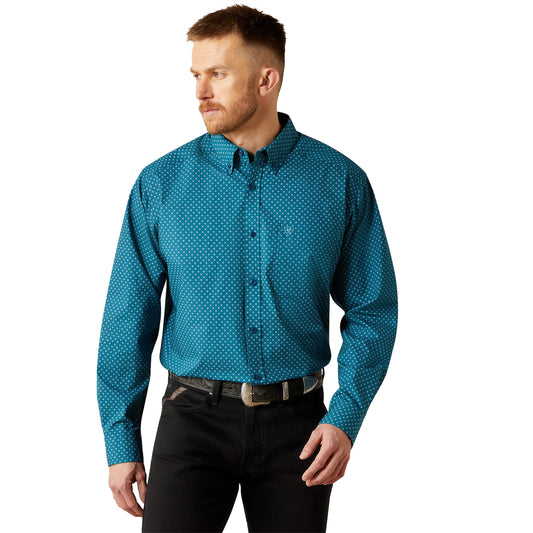 Ariat 10065768 MNS Tyce Classic Fit Shirt DARK TEAL