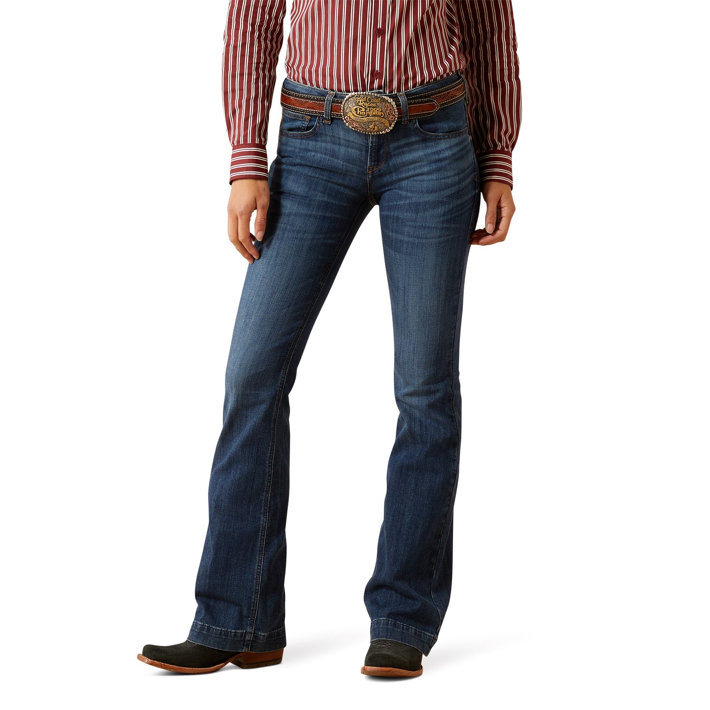 Ariat Women's Perfect Rise Bessie Slim Trouser Jeans IRVINE