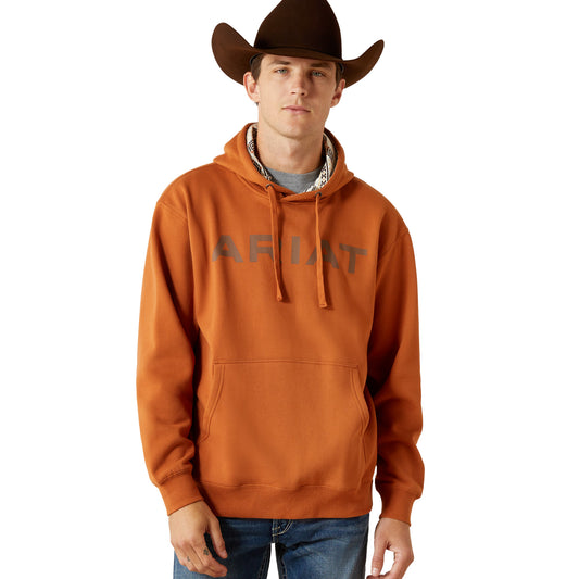 Ariat Men's Ariat Stitch Shield Logo Hoodie ADOBE