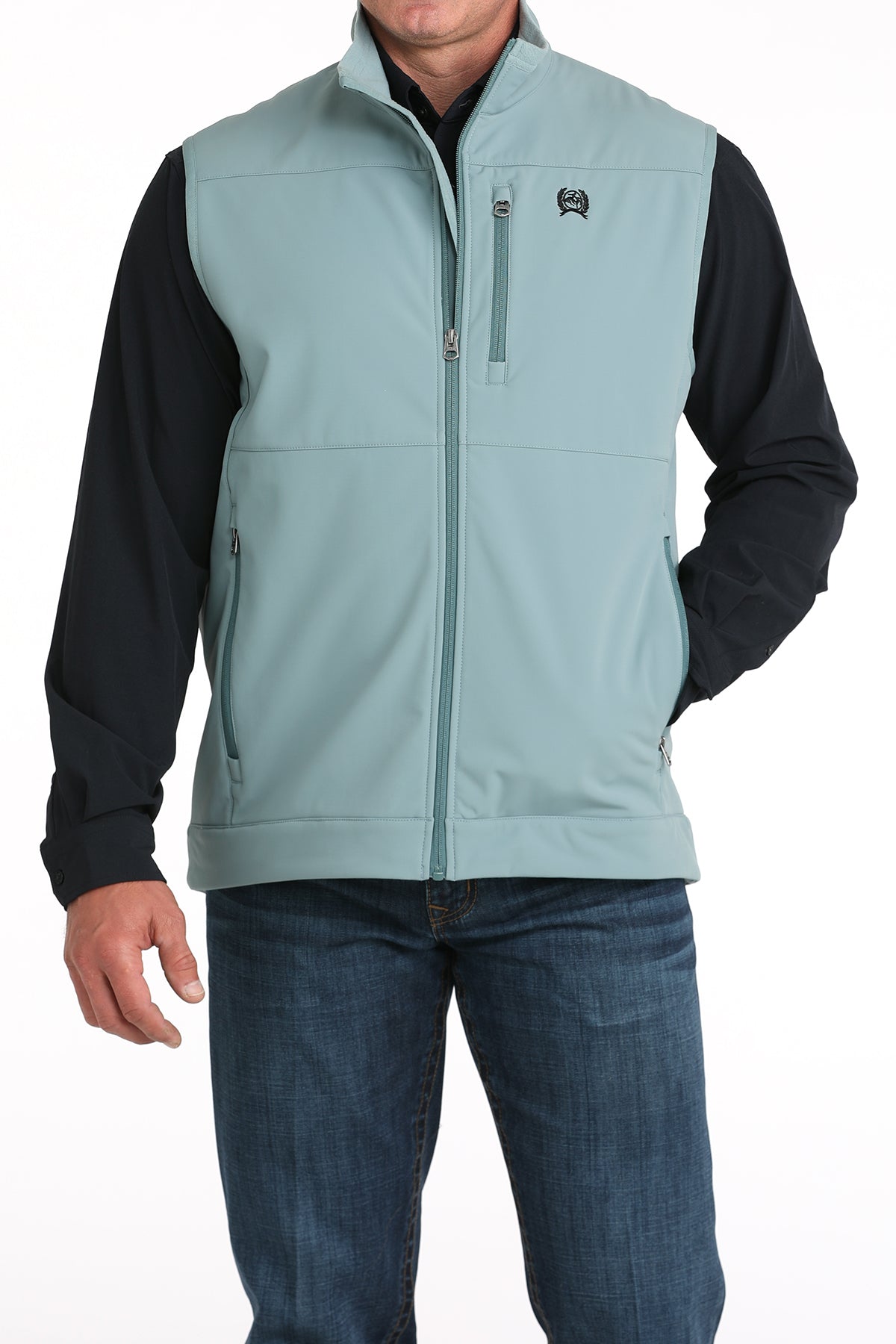 Cinch MENS WINDPROOF VEST Green