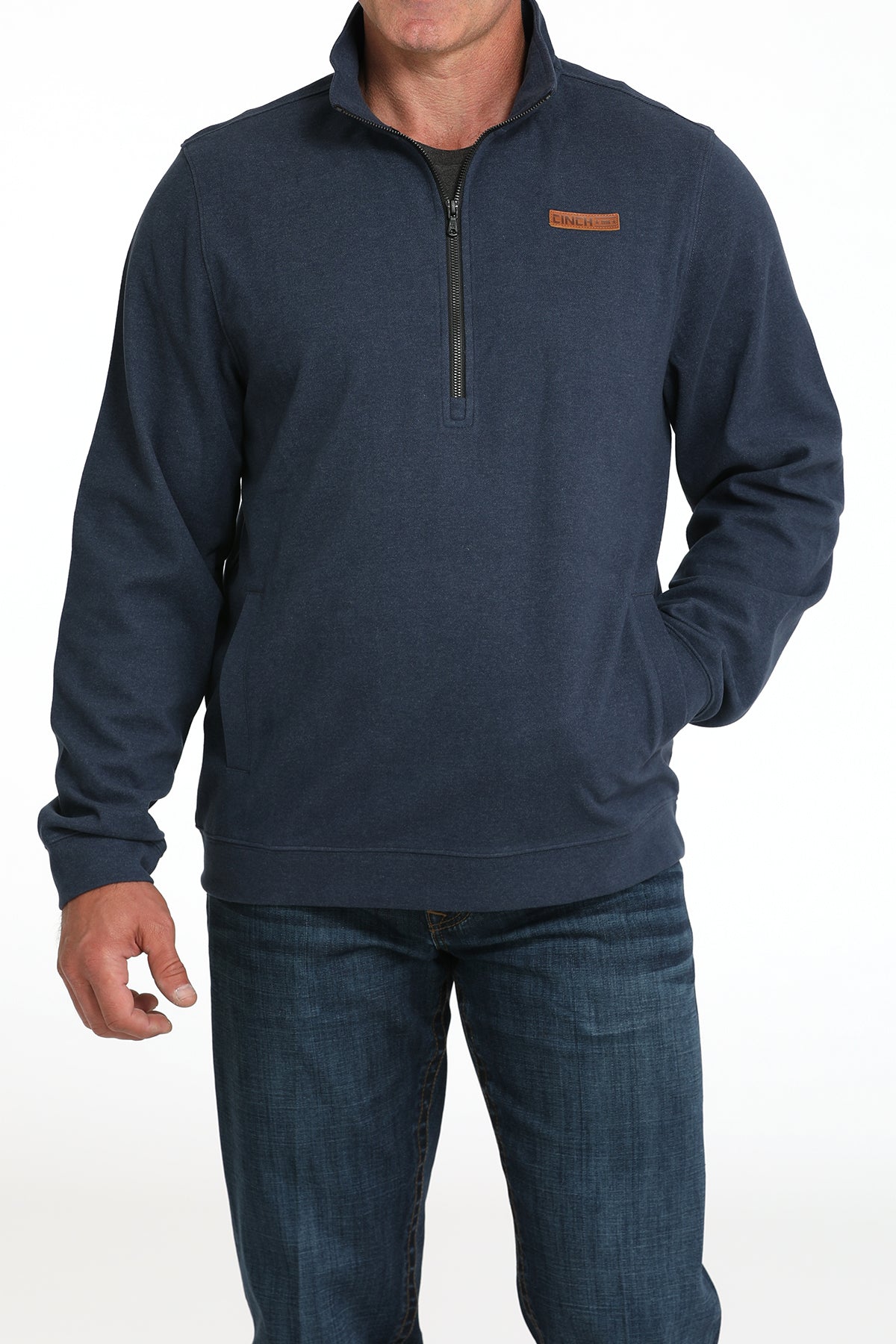 Cinch MENS 1/2 ZIP PULLOVER  NAV
