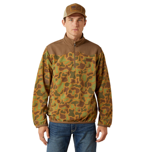 Ariat Men's Basis Fleece Sweater KHAKI CAMO