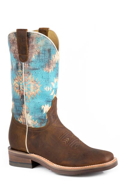 Roper OILY BROWN LEATHER VAMP