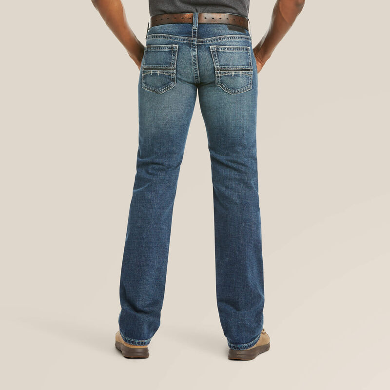 Ariat 10027748 MNS M7 Rocker Stretch Coltrane Stackable Straight Leg Jean Silverton