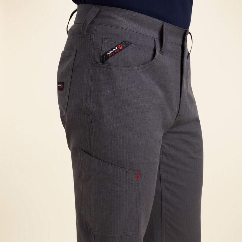 Ariat 10043153 MENS FR M4 Relaxed Crossfire Straight Pant Iron Grey