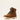 Ariat Rebar Lift 6" Waterproof Work Boot in Distressed Brown — lace-up with moc toe. Three-quarter front view.