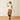 Ariat Daydreamer Hoodie in Parchment — relaxed fleece hoodie. Full-length view on model.