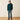 Ariat Logo Hoodie in Sea Moss — pullover fleece hoodie. Full-length view on model.