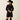 Ariat Nocturne Dress in Black — A-line silhouette. Front view on model.