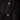 Ariat Nocturne Dress in Black — silver-tone buttons on corduroy. Detail view.