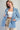 Eesome JK14710 WMS Mineral Washed Denim Blazer Denim