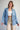 Eesome JK14710 WMS Mineral Washed Denim Blazer Denim